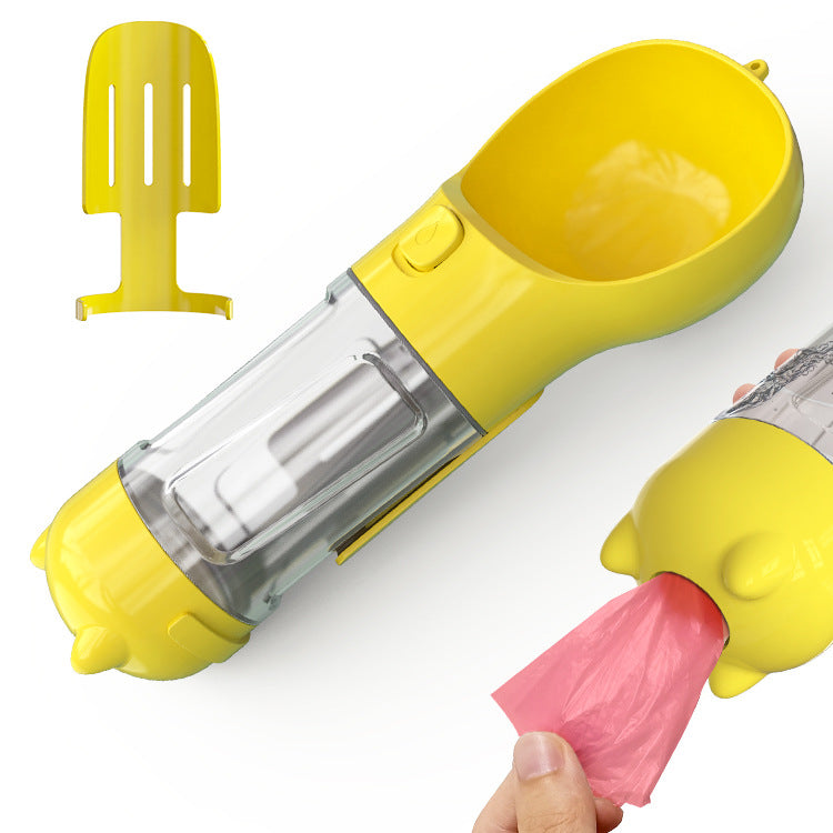 Draagbare 3-in-1 Honden Waterfles