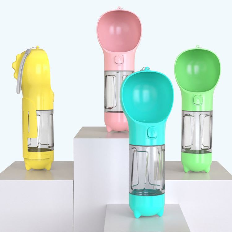 Draagbare 3-in-1 Honden Waterfles