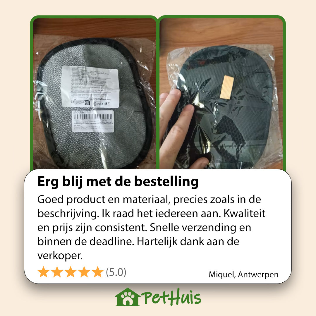 FurGlove™ Pro | Haarverwijderhandschoen