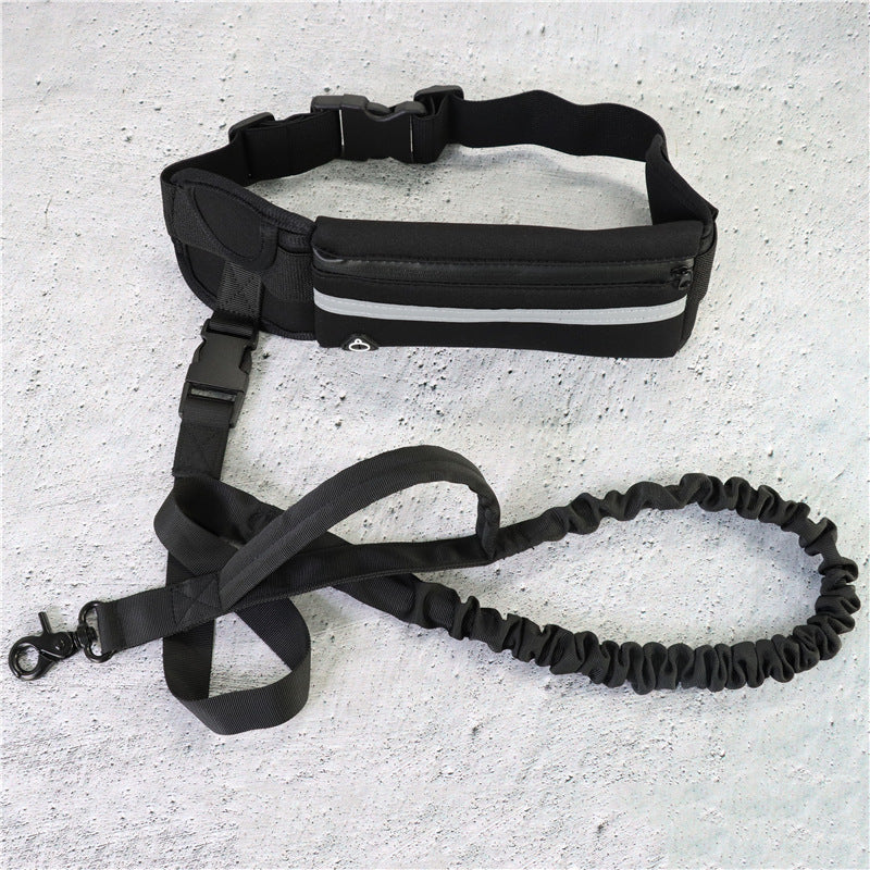 Verstelbare handsfree hondenriem