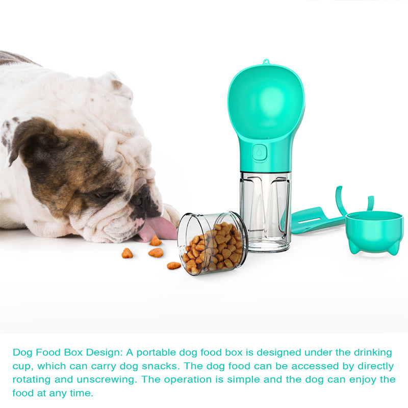 Draagbare 3-in-1 Honden Waterfles